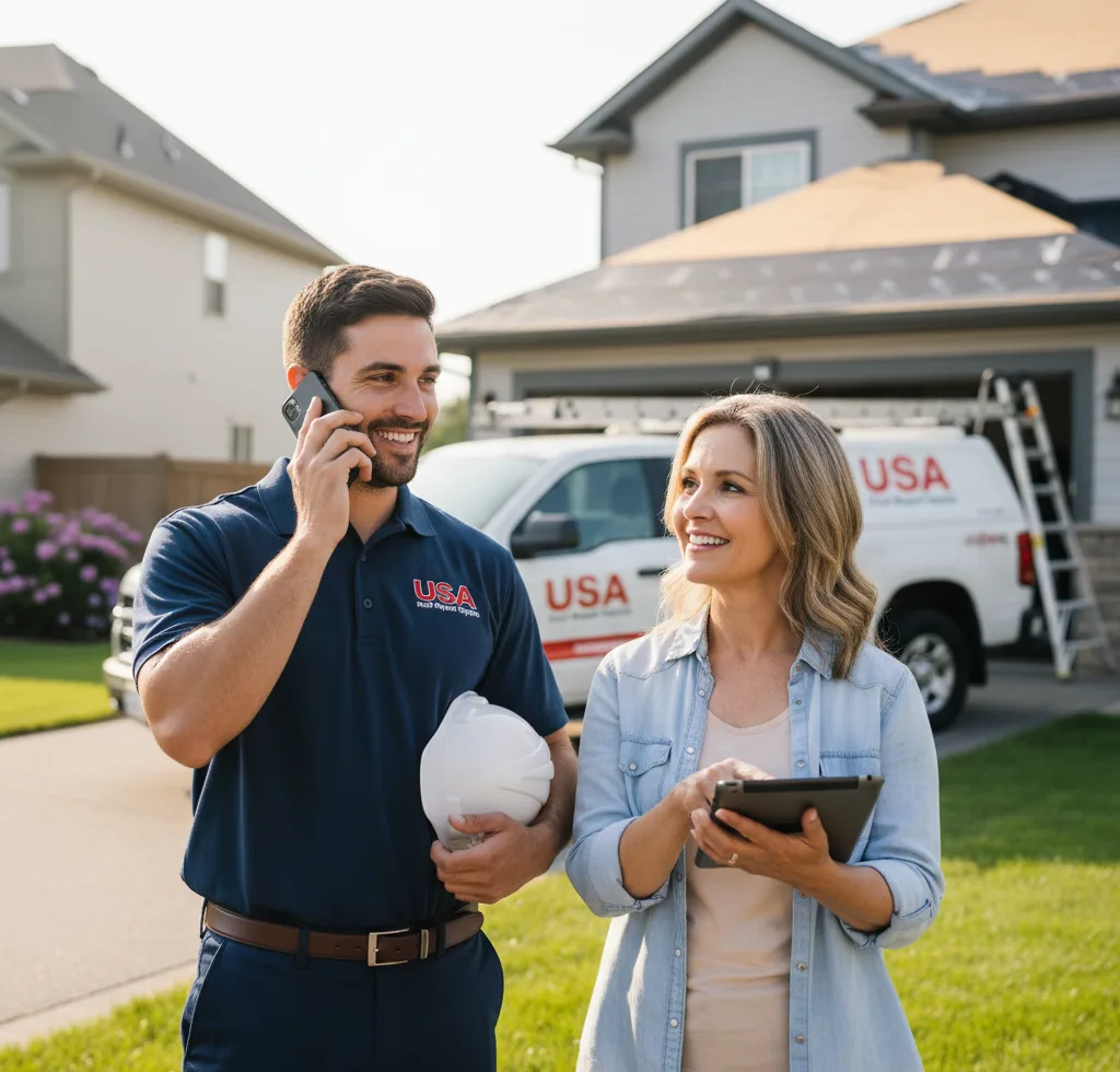 USA Roof Repair Experts customer support in Havre